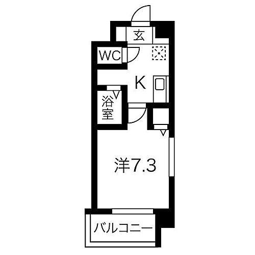 愛知県名古屋市北区田幡2丁目 黒川駅 1K マンション 賃貸物件詳細