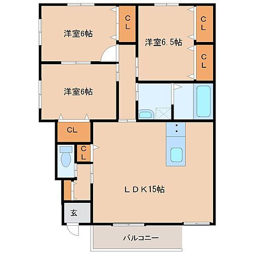 プランドール小田 1階 3LDK 賃貸物件詳細