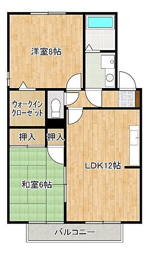 フェリーチェ西都 1階 2LDK 賃貸物件詳細