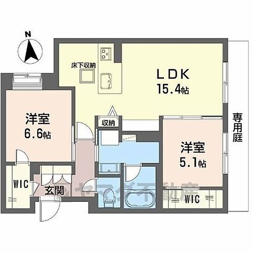 箕面フォレスト百楽荘 1階 2LDK 賃貸物件詳細