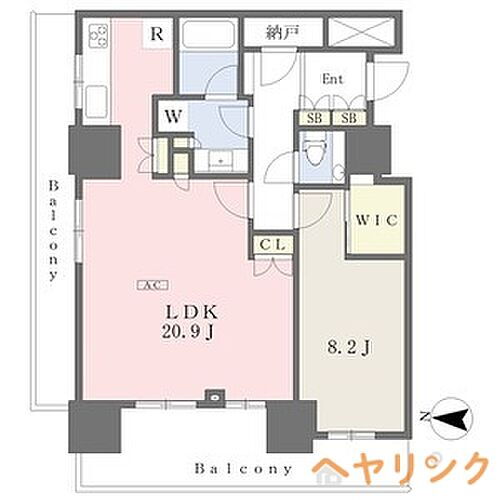 ブリリアタワー名古屋グランスイート 16階 1LDK 賃貸物件詳細