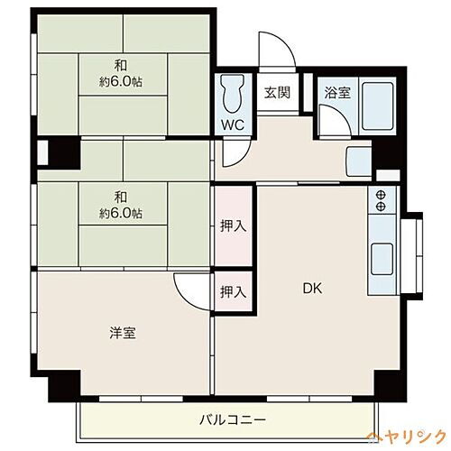 愛知県名古屋市西区上小田井2丁目 上小田井駅 3DK マンション 賃貸物件詳細