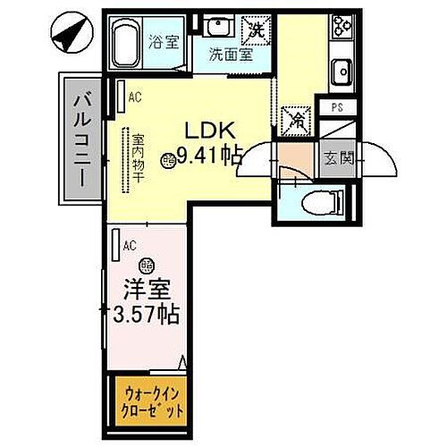 兵庫県姫路市飾磨区英賀東町1丁目 西飾磨駅 1LDK アパート 賃貸物件詳細