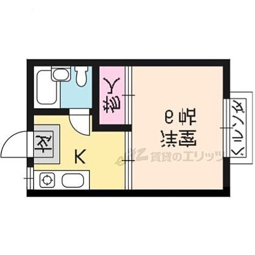 京都府京都市右京区花園一条田町 妙心寺駅 1K アパート 賃貸物件詳細