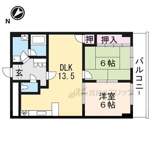 滋賀県野洲市栄 野洲駅 2LDK マンション 賃貸物件詳細