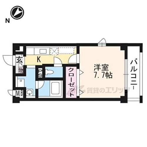 滋賀県野洲市市三宅 野洲駅 1K マンション 賃貸物件詳細