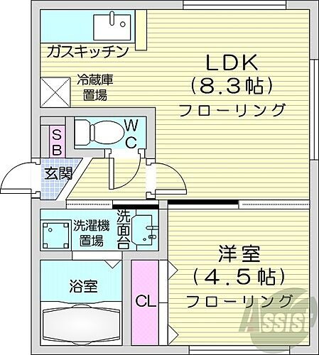 北海道札幌市北区北十三条西2丁目 北１２条駅 1LDK マンション 賃貸物件詳細