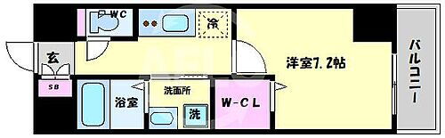 大阪府大阪市西区九条南4丁目 九条駅 1K マンション 賃貸物件詳細