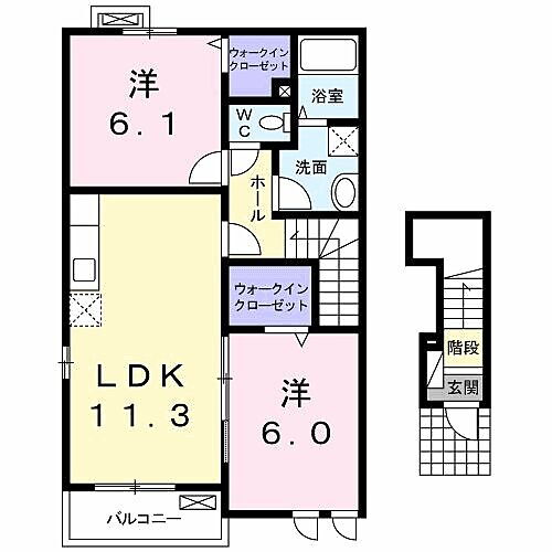 岐阜県関市倉知 せきてらす前駅 2LDK アパート 賃貸物件詳細