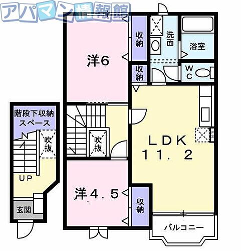 新潟県新潟市西蒲区葉萱場 巻駅 2LDK アパート 賃貸物件詳細