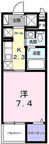 東京都羽村市小作台3丁目13-2 小作駅 1K マンション 賃貸物件詳細