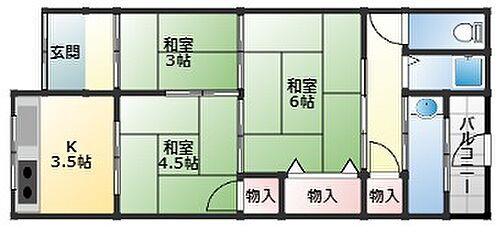 大阪府松原市天美東6丁目 河内天美駅 3K 一戸建て 賃貸物件詳細