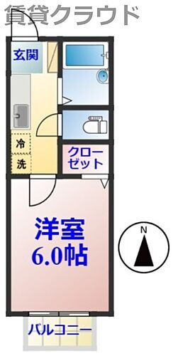 千葉県千葉市中央区大巌寺町 蘇我駅 1K アパート 賃貸物件詳細