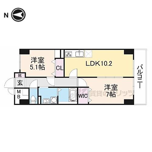 カーサレイメイ 3階 1DK 賃貸物件詳細