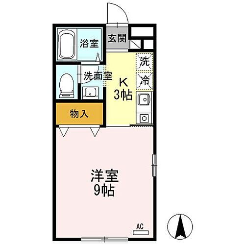 岡山県倉敷市粒浦910-16 茶屋町駅 1K アパート 賃貸物件詳細
