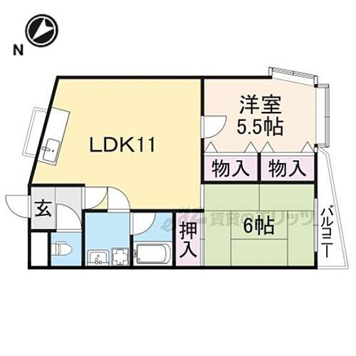 奈良県北葛城郡河合町広瀬台3丁目 大輪田駅 2LDK マンション 賃貸物件詳細