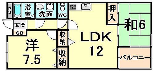 兵庫県尼崎市南武庫之荘7丁目 武庫之荘駅 2LDK マンション 賃貸物件詳細