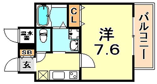 アドバンス神戸アルティス 13階 1K 賃貸物件詳細
