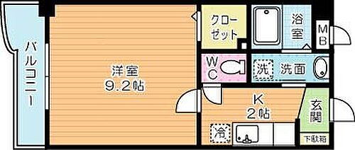 アビタシオン花の樹 1階 1K 賃貸物件詳細