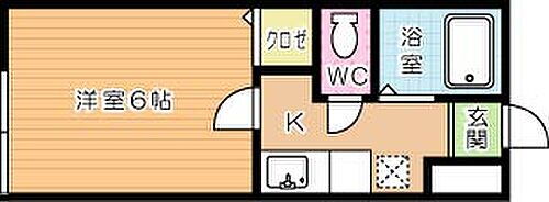 福岡県北九州市小倉北区朝日ケ丘1-7 西小倉駅 1K アパート 賃貸物件詳細