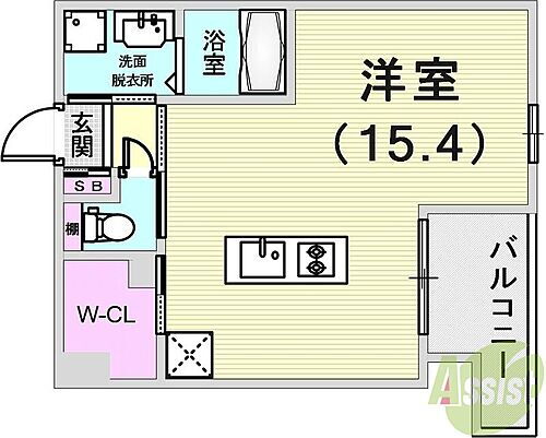 兵庫県神戸市中央区古湊通1丁目 神戸駅 ワンルーム マンション 賃貸物件詳細