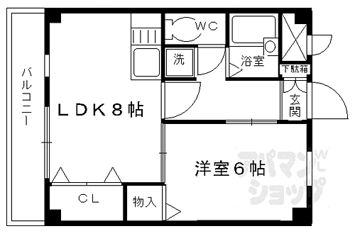京都府京都市南区吉祥院三ノ宮西町 西大路駅 1LDK マンション 賃貸物件詳細