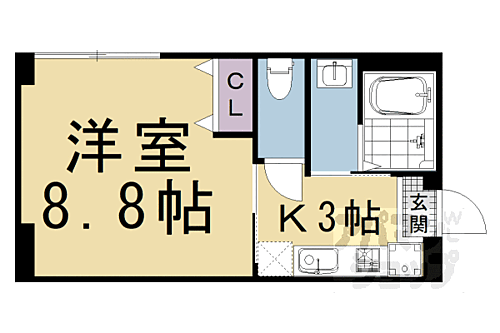 京都府京都市中京区西横町 烏丸御池駅 1K マンション 賃貸物件詳細