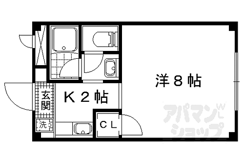京都府京都市山科区四ノ宮神田町 四宮駅 1K マンション 賃貸物件詳細