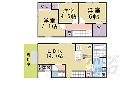 滋賀県大津市大萱２丁目 賃貸アパート
