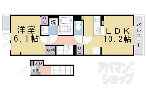 滋賀県大津市坂本３丁目 賃貸アパート