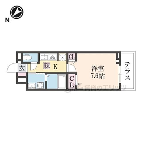 セレーノ東生駒Ｃ 1階 1K 賃貸物件詳細