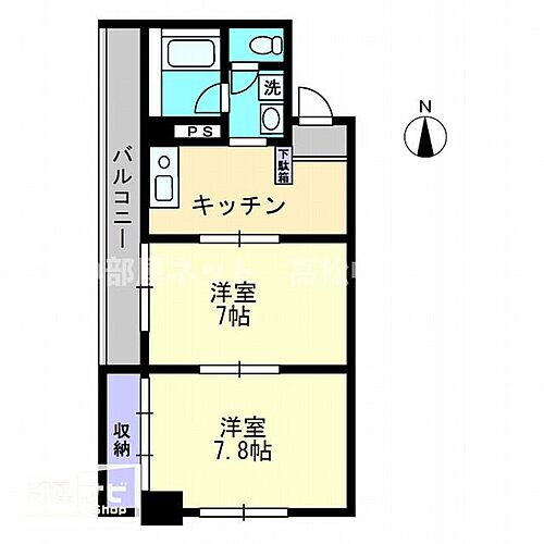 エステート石田Ｉ 2階 2K 賃貸物件詳細