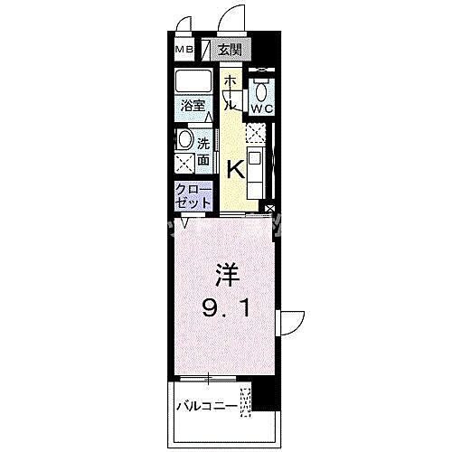 モア　ドリーム 3階 1K 賃貸物件詳細