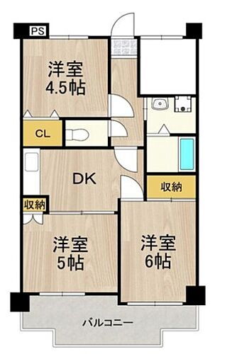 大阪府東大阪市友井5丁目 弥刀駅 3DK マンション 賃貸物件詳細