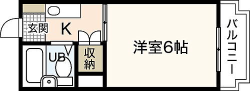 広島県広島市西区都町 観音町駅 1K マンション 賃貸物件詳細