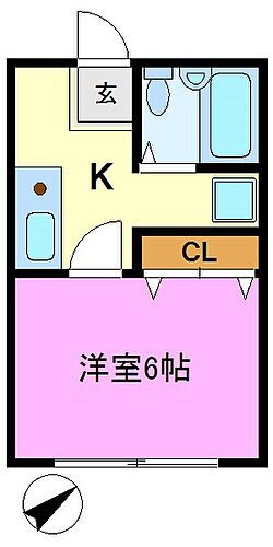 神奈川県横浜市金沢区寺前2丁目 金沢文庫駅 1K アパート 賃貸物件詳細