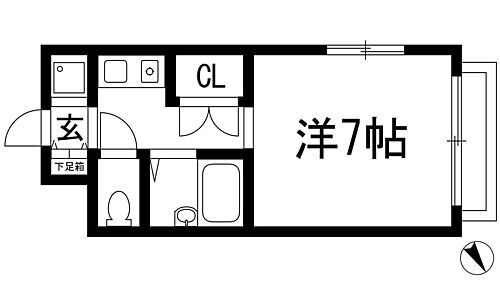 サンライト仁川 1階 1K 賃貸物件詳細