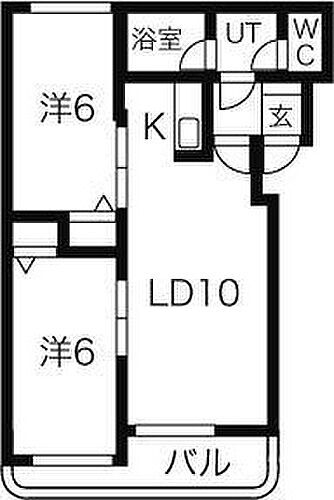 ｈｉｇｈｔｄｅｎｃｅ菊水 1階 2LDK 賃貸物件詳細