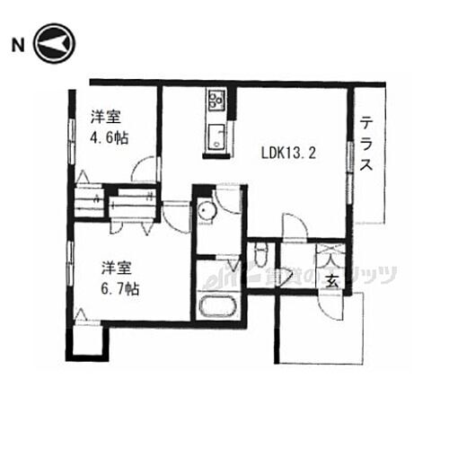 奈良県葛城市南花内 忍海駅 2LDK アパート 賃貸物件詳細