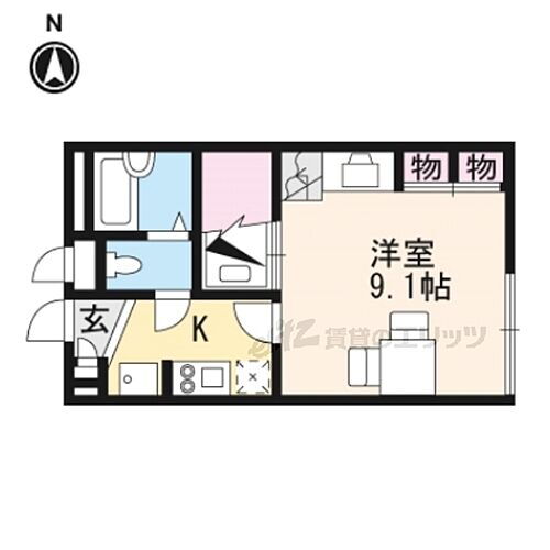 奈良県香芝市瓦口 五位堂駅 1K アパート 賃貸物件詳細