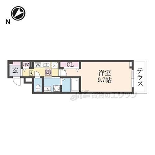 セレーノ東生駒Ｃ 1階 1K 賃貸物件詳細