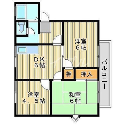 岡山県玉野市田井5丁目 備前田井駅 3DK アパート 賃貸物件詳細