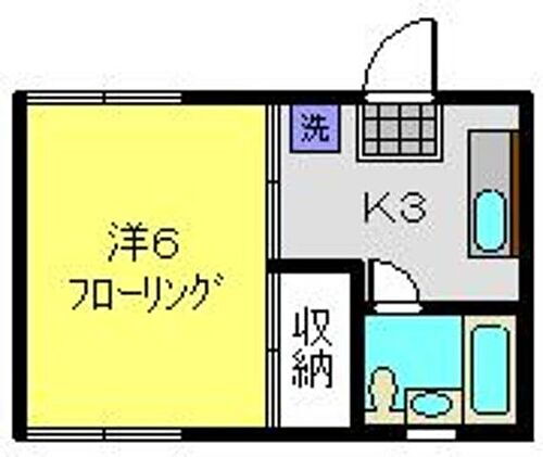 神奈川県横浜市保土ケ谷区常盤台 和田町駅 1K アパート 賃貸物件詳細