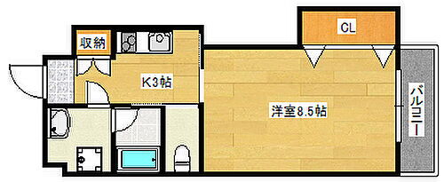 広島県広島市南区皆実町５丁目 皆実町六丁目駅 1K マンション 賃貸物件詳細