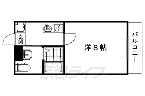 京都府京都市中京区壬生高樋町 大宮駅 1K マンション 賃貸物件詳細