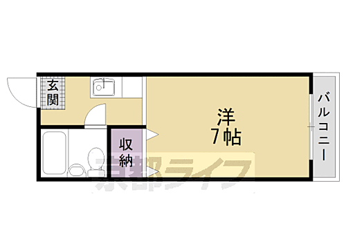 京都府京都市中京区聚楽廻中町 二条駅 1K マンション 賃貸物件詳細