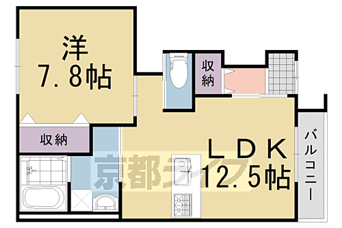 ルーヴル西法寺 1階 1LDK 賃貸物件詳細