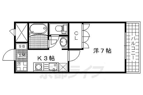 京都府京都市伏見区向島中島町 観月橋駅 1K マンション 賃貸物件詳細