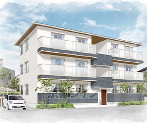 京都府京都市右京区西院松井町 3階建 