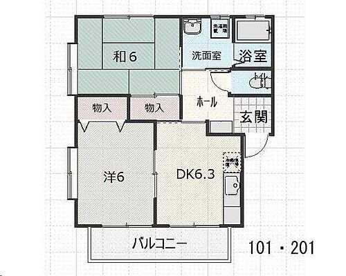 広島県福山市大門町4丁目 大門駅 2DK アパート 賃貸物件詳細